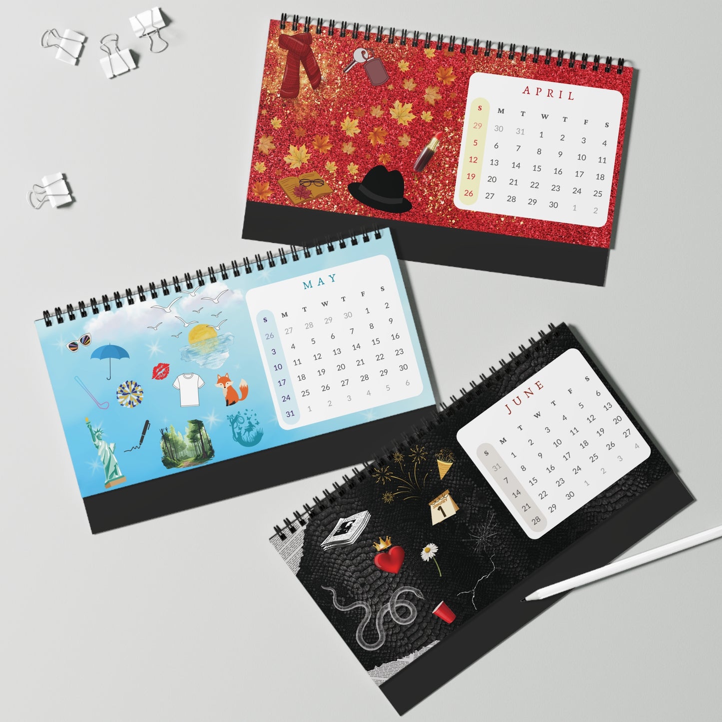 Eras Desktop Calendar, Christmas Gift for Music Fan, Music Lover Calendar, Musician Desk Calendar, Music Theme Christmas Present