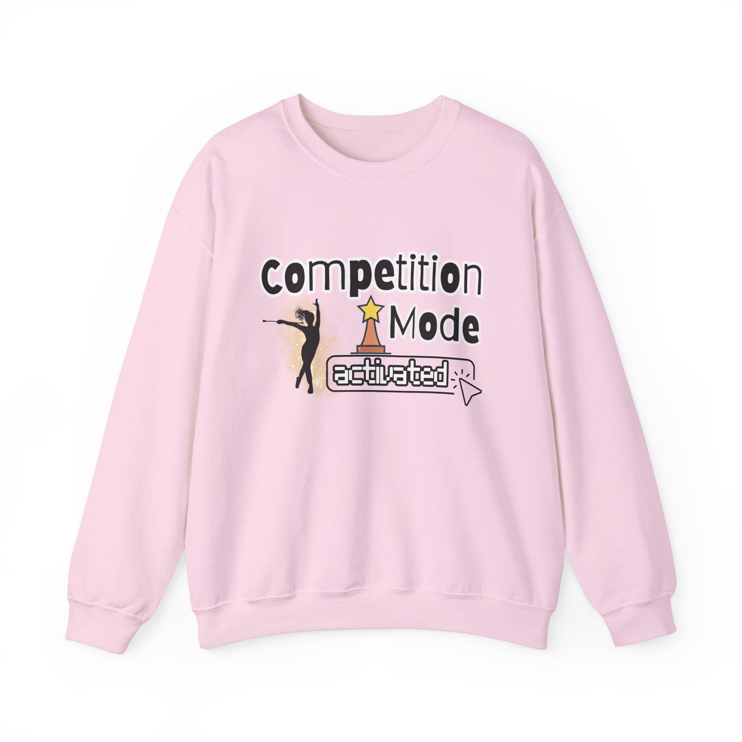 Competition Mode Activated Twirler Unisex Crewneck Sweatshirt, Baton Twirler Shirt, Twirler Gift