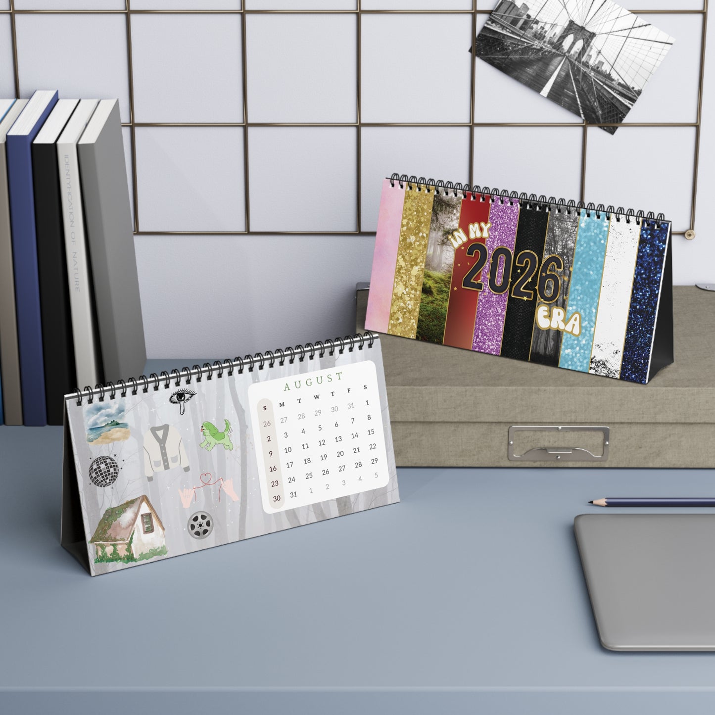 Eras Desktop Calendar, Christmas Gift for Music Fan, Music Lover Calendar, Musician Desk Calendar, Music Theme Christmas Present