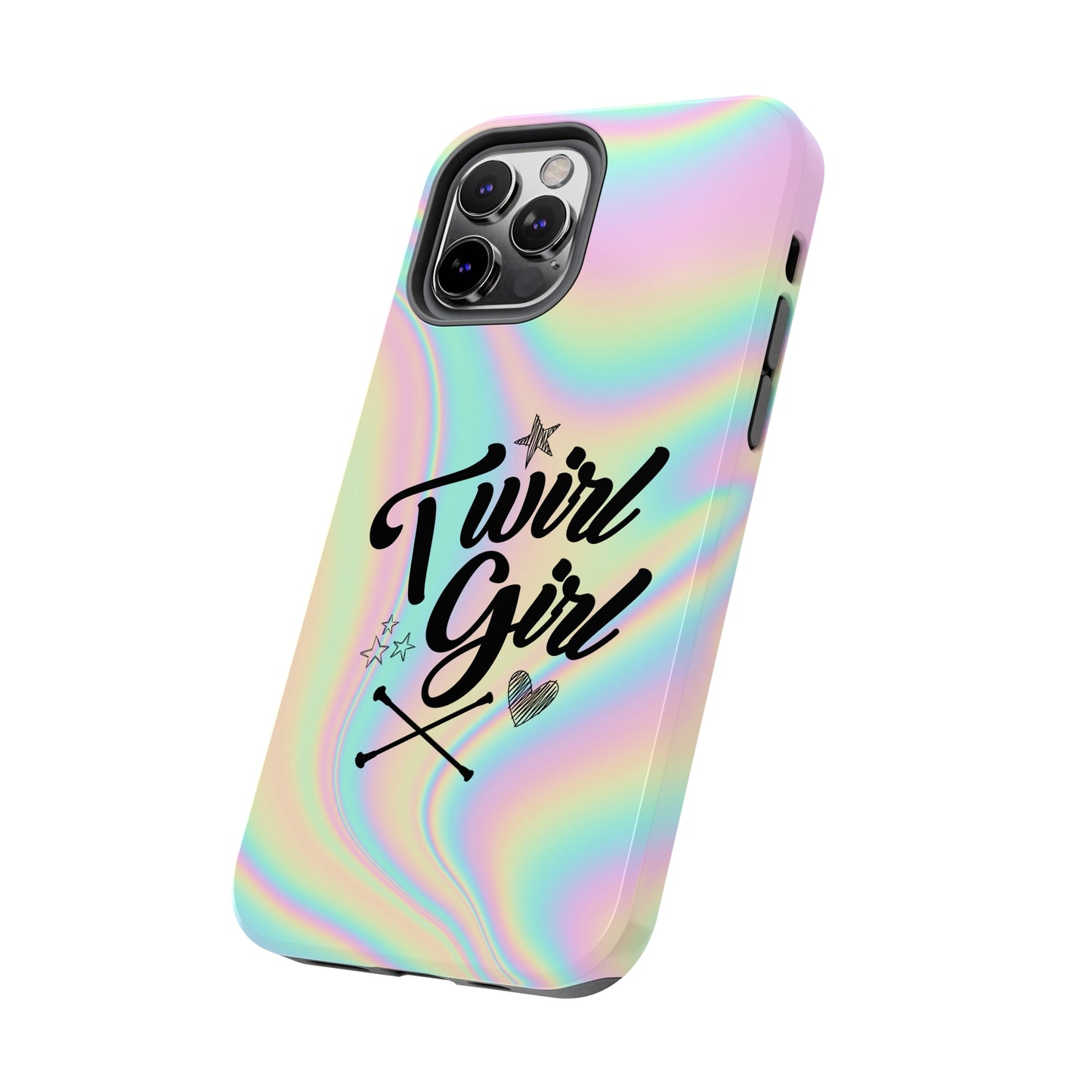 Twirl Girl Phone Case for iPhone, Baton Twirler Phone Case, Twirler Gift