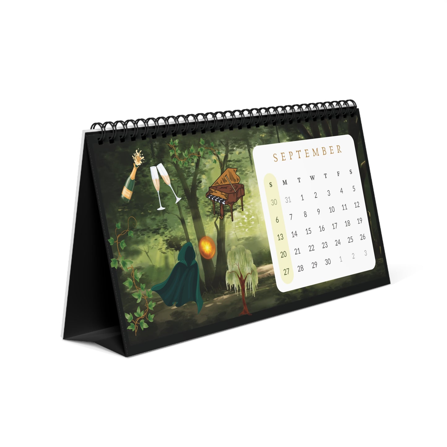 Eras Desktop Calendar, Christmas Gift for Music Fan, Music Lover Calendar, Musician Desk Calendar, Music Theme Christmas Present