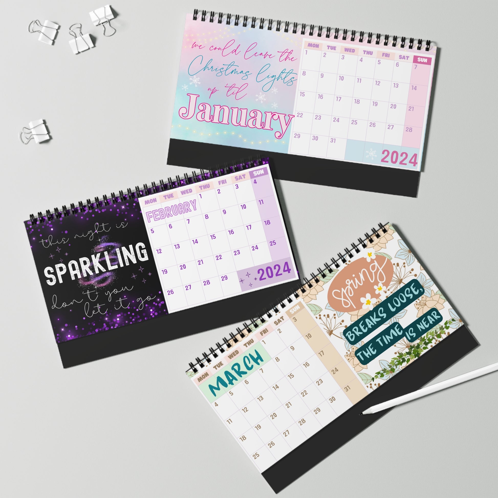 In My 2024 Era Taylor Swift Desk Calendar, Swiftie Gift – E.E. Treasure Shop in-my-2024-era-taylor-swift-desk-calendar-swiftie-gift-e-e-treasure-shop