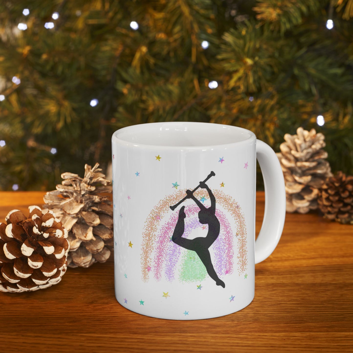 In My Twirl Mom Era Ceramic Mug 11oz, Twirl Mom Gift, Baton Twirler Mom, Majorette Mom