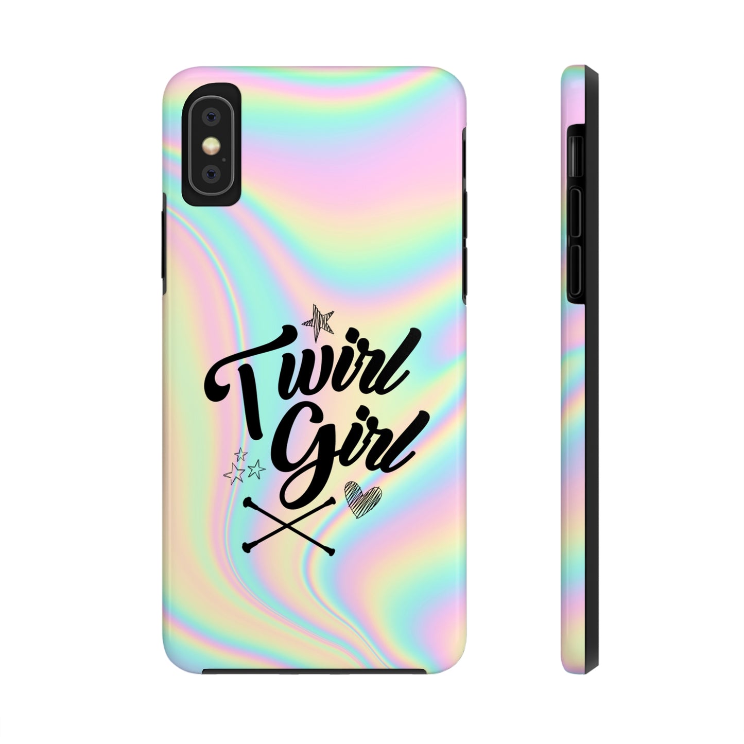 Twirl Girl Phone Case for iPhone, Baton Twirler Phone Case, Twirler Gift