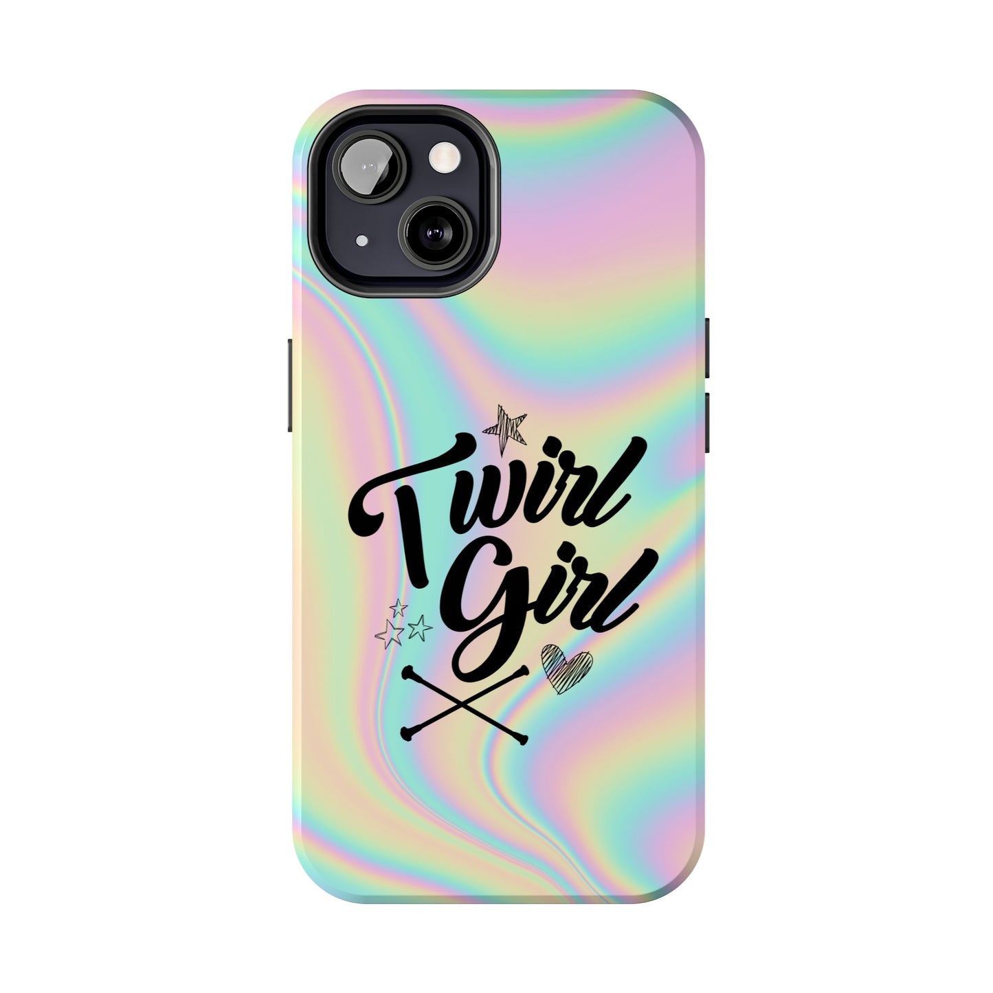 Twirl Girl Phone Case for iPhone, Baton Twirler Phone Case, Twirler Gift