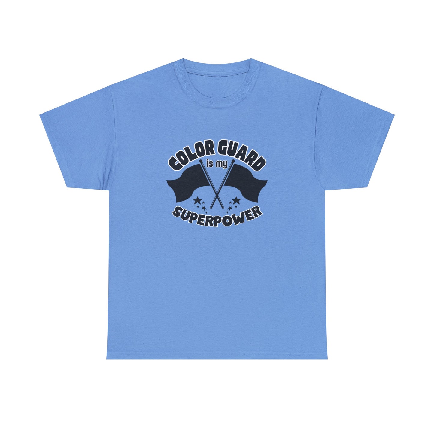 Color Guard Is My Superpower Unisex Heavy Cotton Tee, Birthday Gift for Color Guard Friend