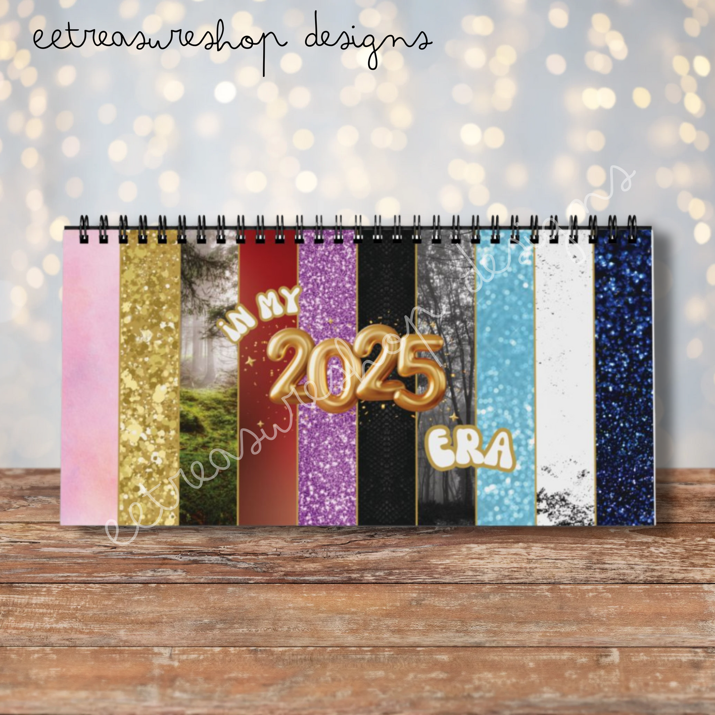 In My 2025 Era Desktop Calendar 2025, Taylor Swift Fan Christmas Gift, Eras Desk Calendar, Office Decor, Swiftie Holiday Gift, Eras Tour Calendar