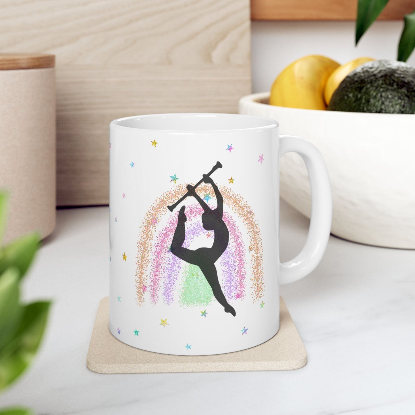 In My Twirl Mom Era Ceramic Mug 11oz, Twirl Mom Gift, Baton Twirler Mom, Majorette Mom