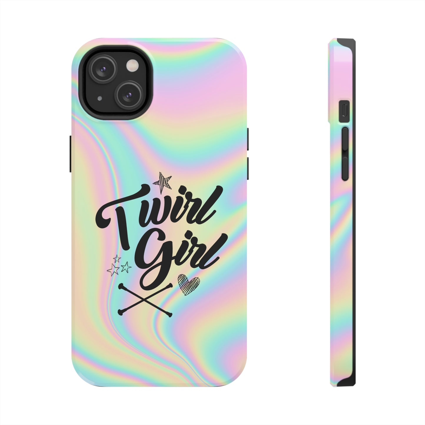 Twirl Girl Phone Case for iPhone, Baton Twirler Phone Case, Twirler Gift