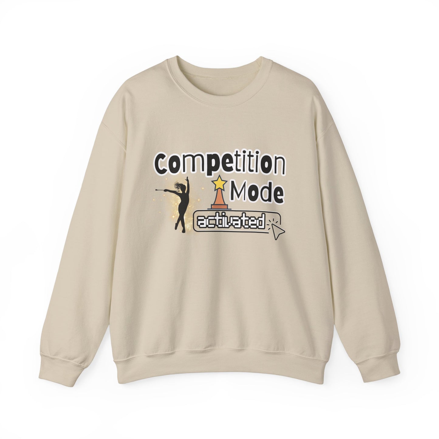 Competition Mode Activated Twirler Unisex Crewneck Sweatshirt, Baton Twirler Shirt, Twirler Gift