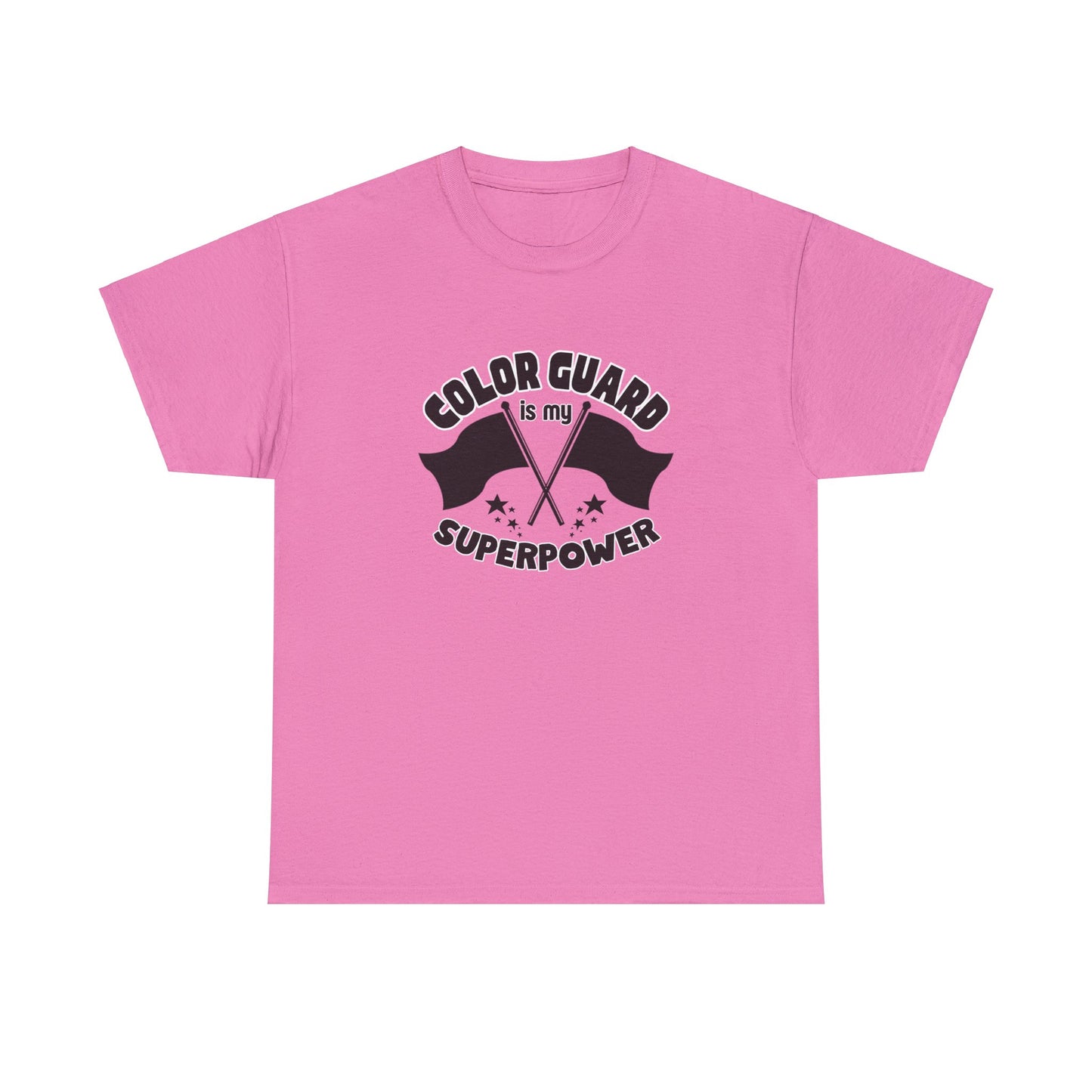 Color Guard Is My Superpower Unisex Heavy Cotton Tee, Birthday Gift for Color Guard Friend