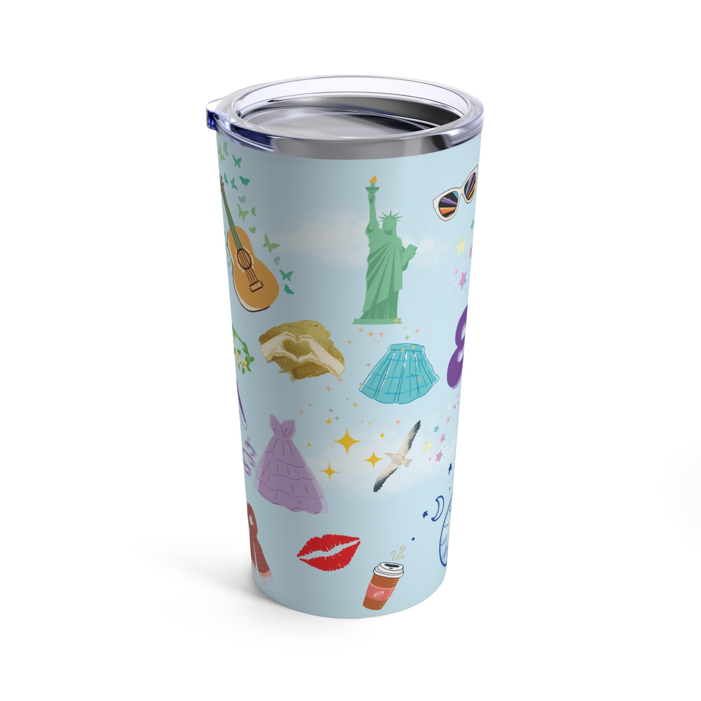 In My Eras Era Swiftie Tumbler 20oz, Taylor Swift Travel Cup, Gift for Swiftie