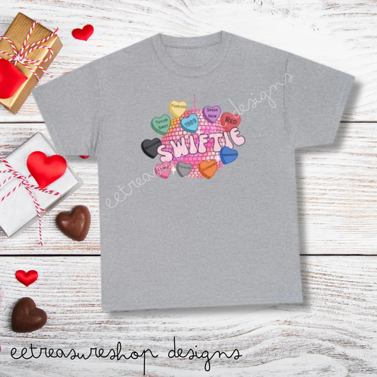 Swiftie Candy Hearts Unisex Unisex Heavy Cotton Tee Valentines Day T-Shirt