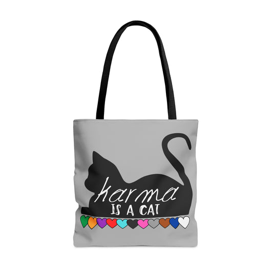 Karma is a Cat Swiftie Tote Bag, Swiftie Gift, Taylor Swift Fan Gift