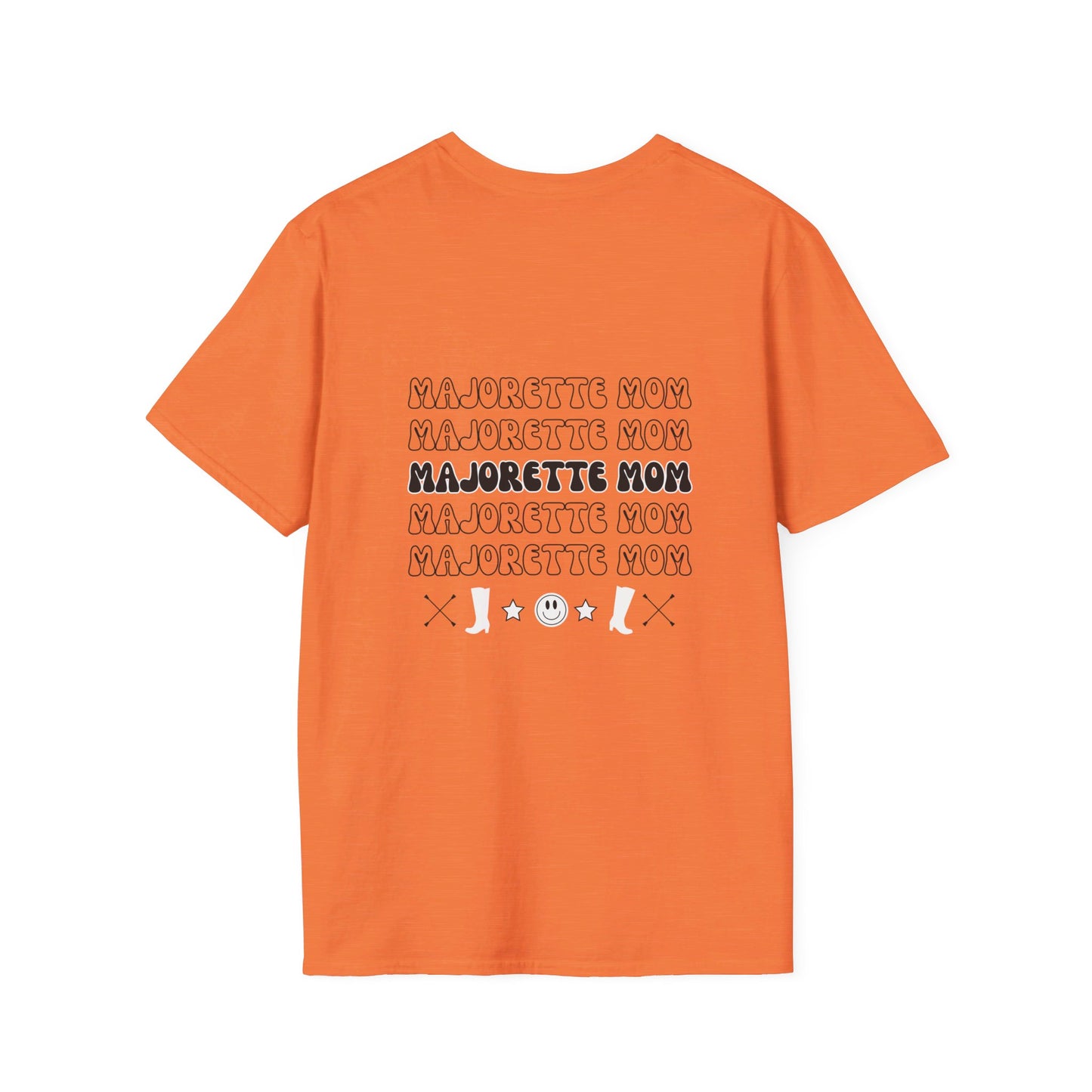 Majorette Mom Unisex Softstyle T-Shirt, Birthday Gift for Baton Twirler Mom Friday Night Lights