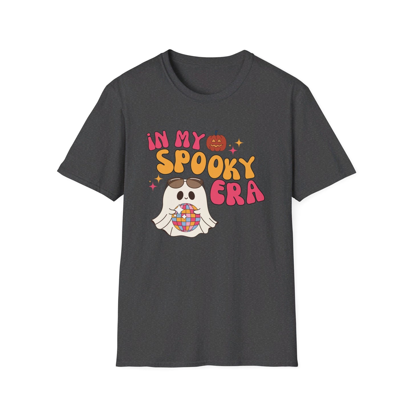 In My Spooky Era Cute Ghost Halloween Unisex Softstyle T-Shirt, Birthday Gift for Taylor Swift Fan