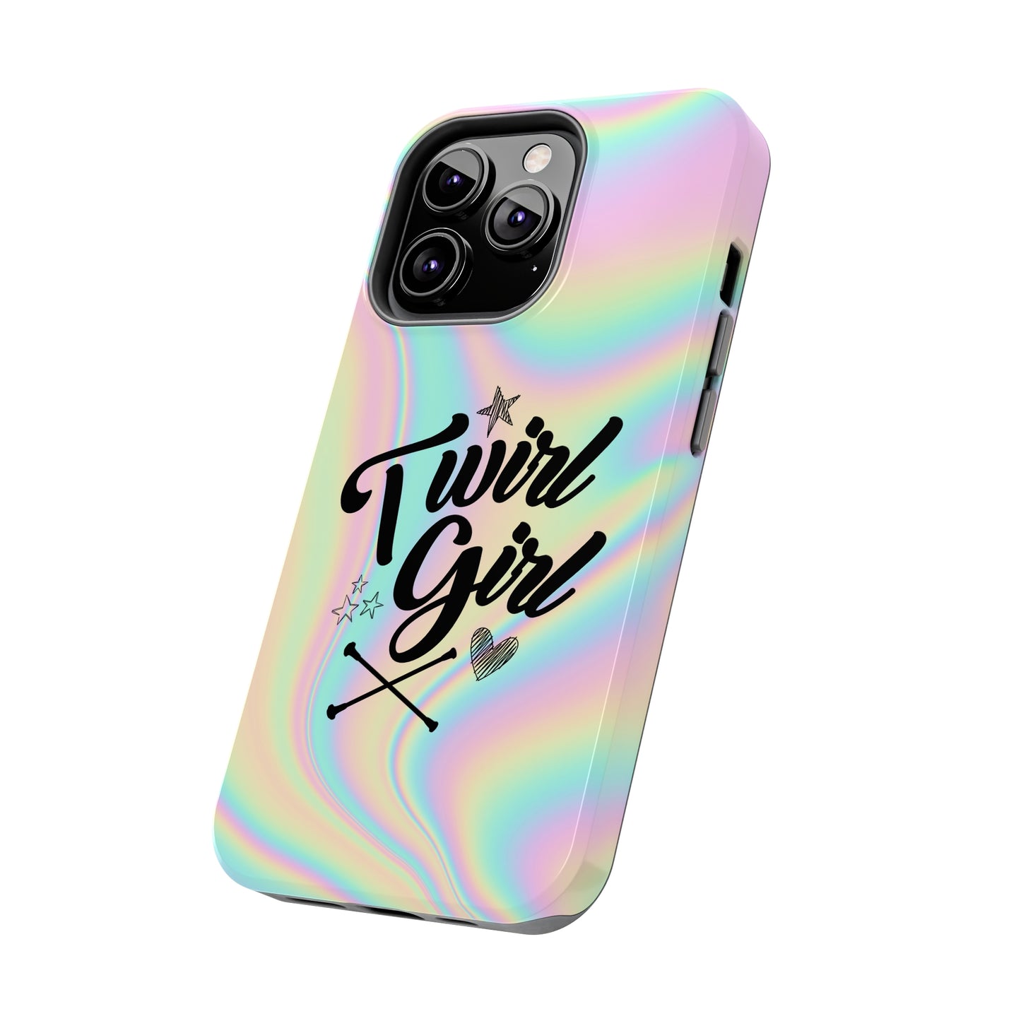 Twirl Girl Phone Case for iPhone, Baton Twirler Phone Case, Twirler Gift