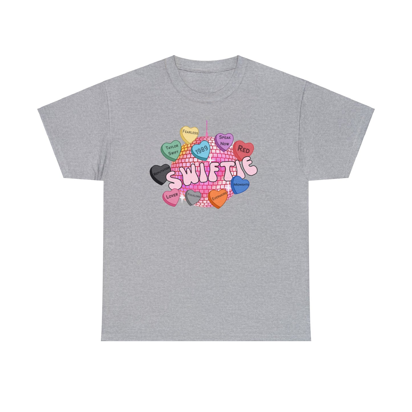 Swiftie Candy Hearts Unisex Unisex Heavy Cotton Tee Valentines Day T-Shirt