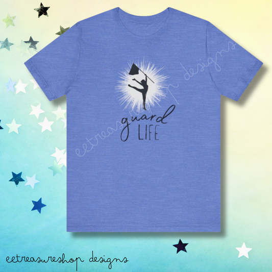 Guard Life Unisex Jersey Short Sleeve Tee, Color Guard Shirt, Birthday Gift for Color Guard Friend