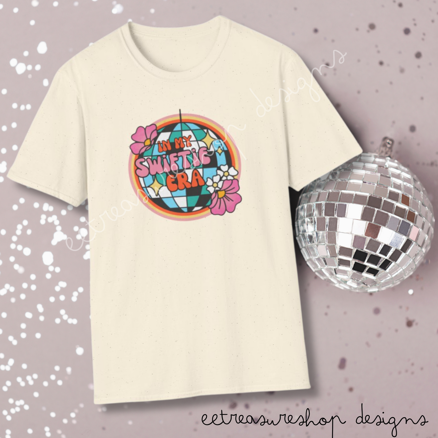 In My Swiftie Era Unisex Softstyle T-Shirt, Birthday Gift for Swiftie Friend, Taylor Swift Fan Gift for Birthday