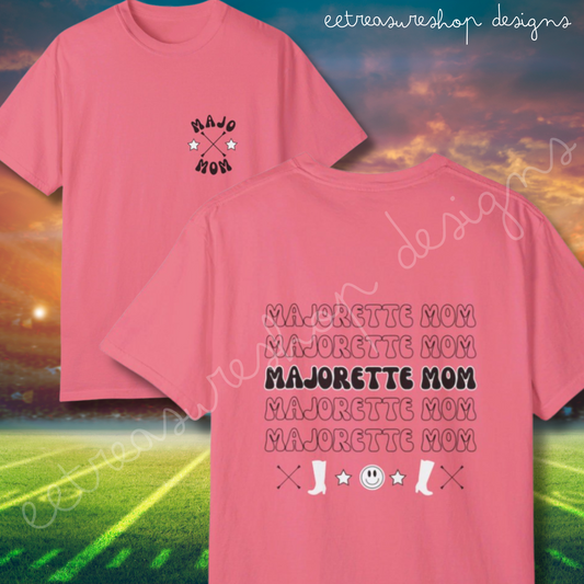 Majorette Mom Comfort Colors Unisex Garment-Dyed T-shirt, Birthday Gift for Twirl Majorette Mom