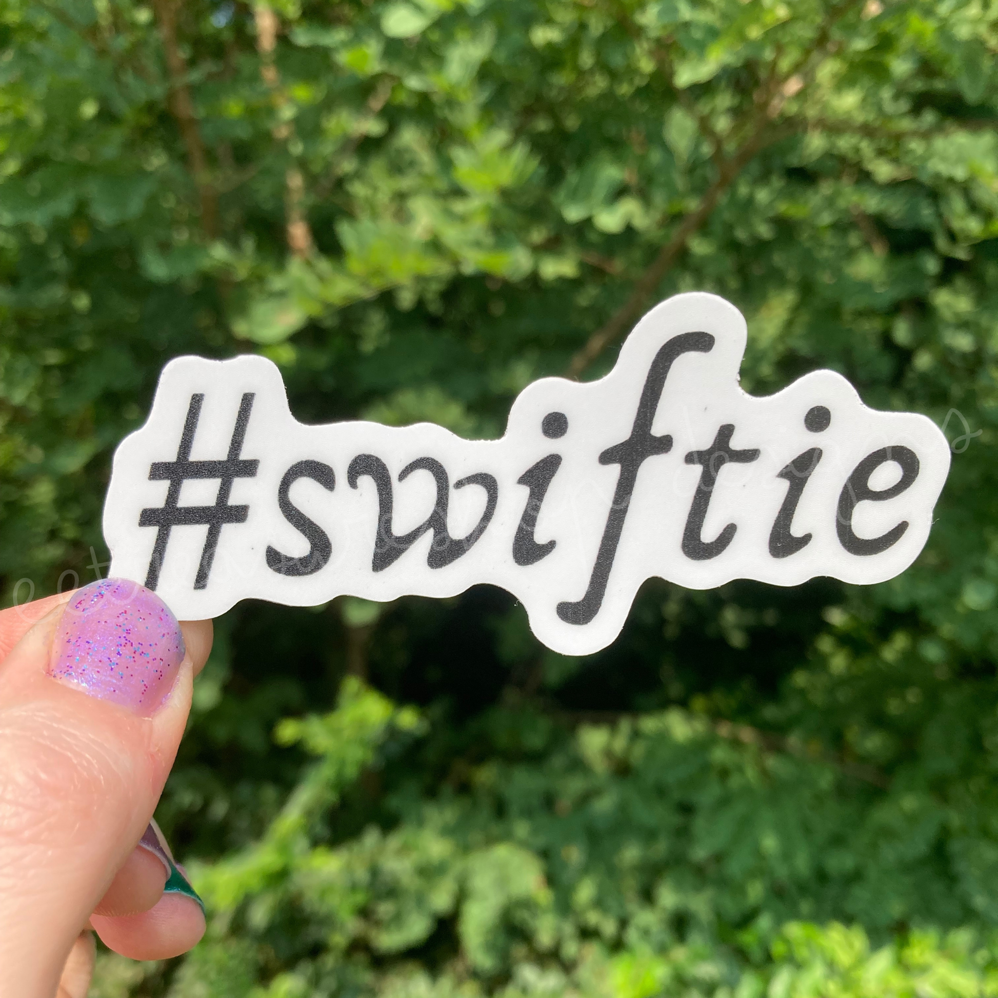 Swiftie Taylor Swift Inspired Waterproof Vinyl Sticker – E.E. Treasure Shop
