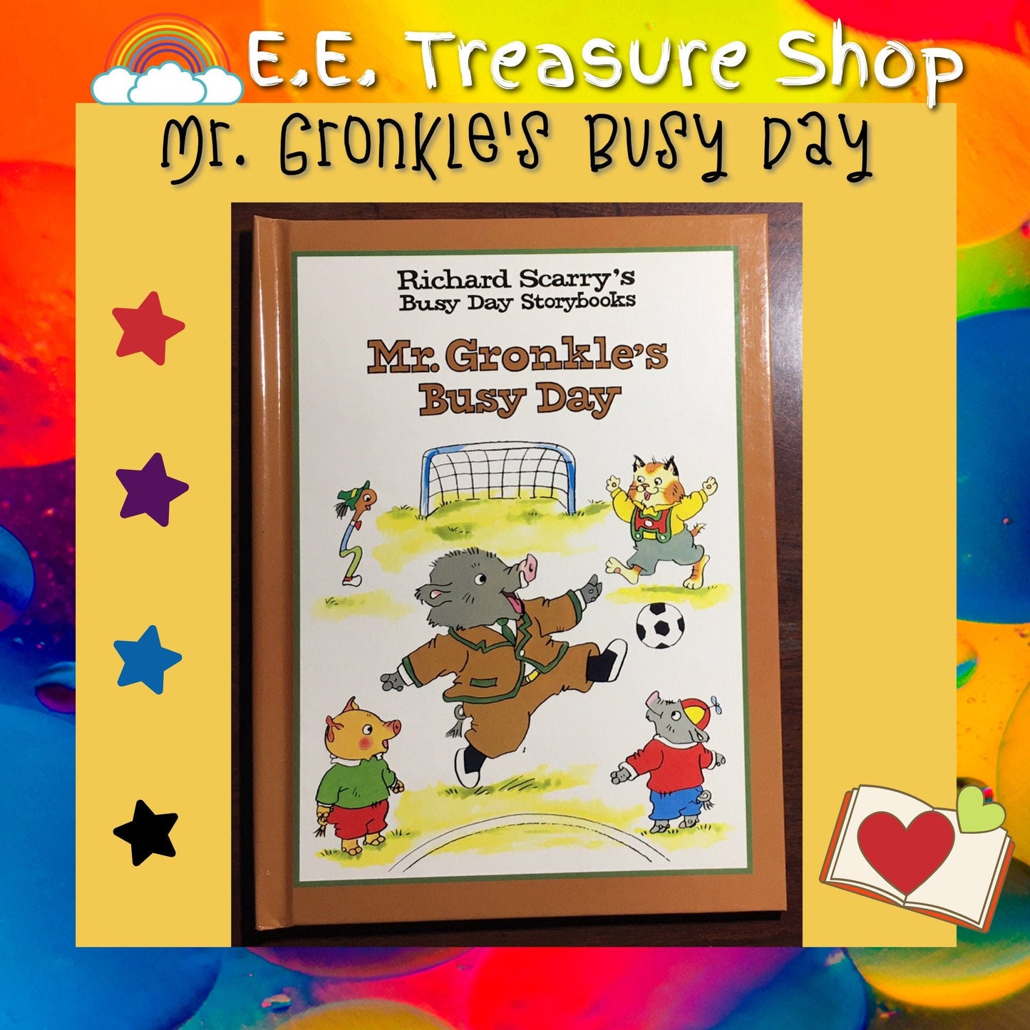 Richard Scarry, Mr. Gronkles Busy Day, Vintage 1997